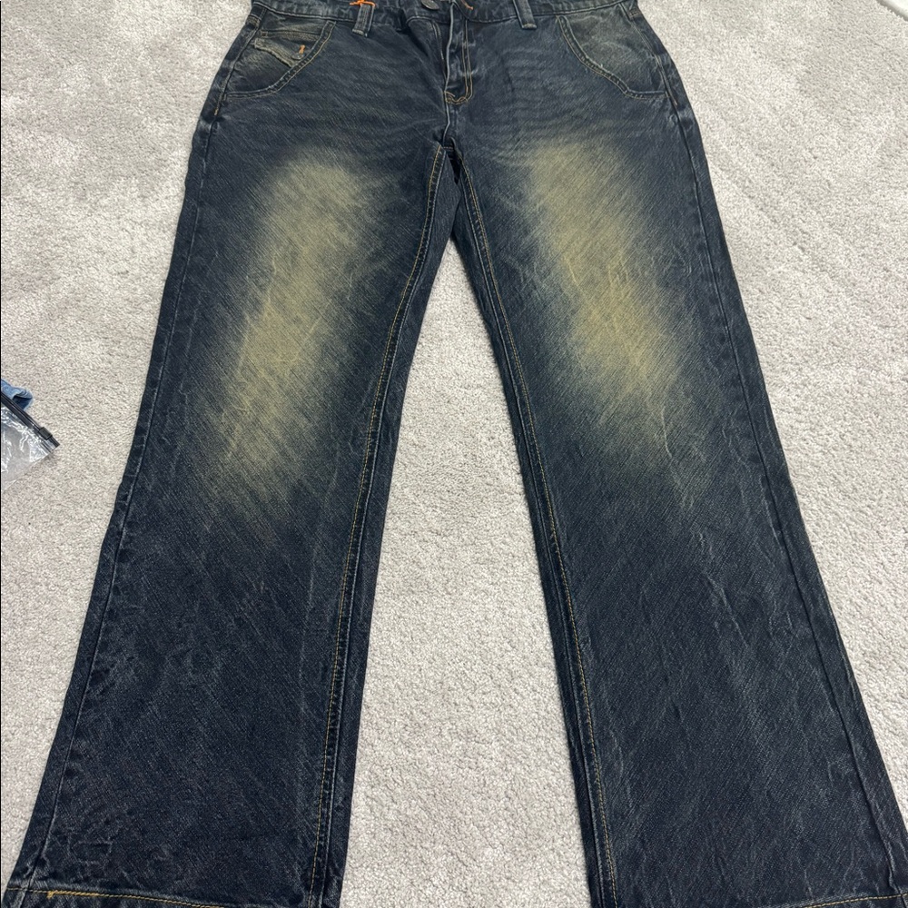 NWT VON DUTCH washed straight leg jeans